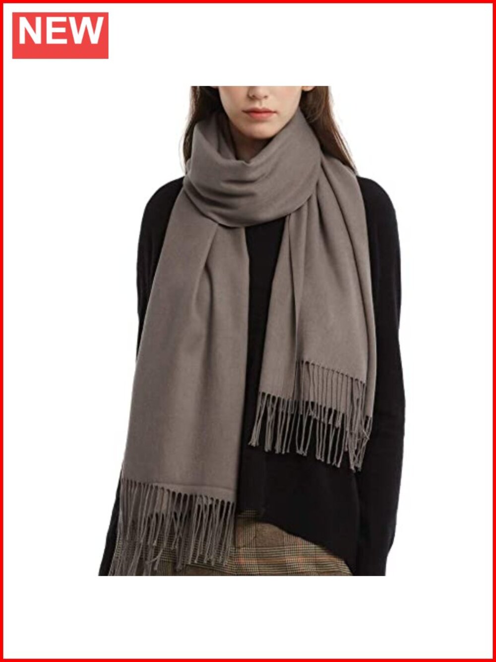 Womens Oversized Pashmina Shawl Wrap Scarf Wedding Travel Poncho